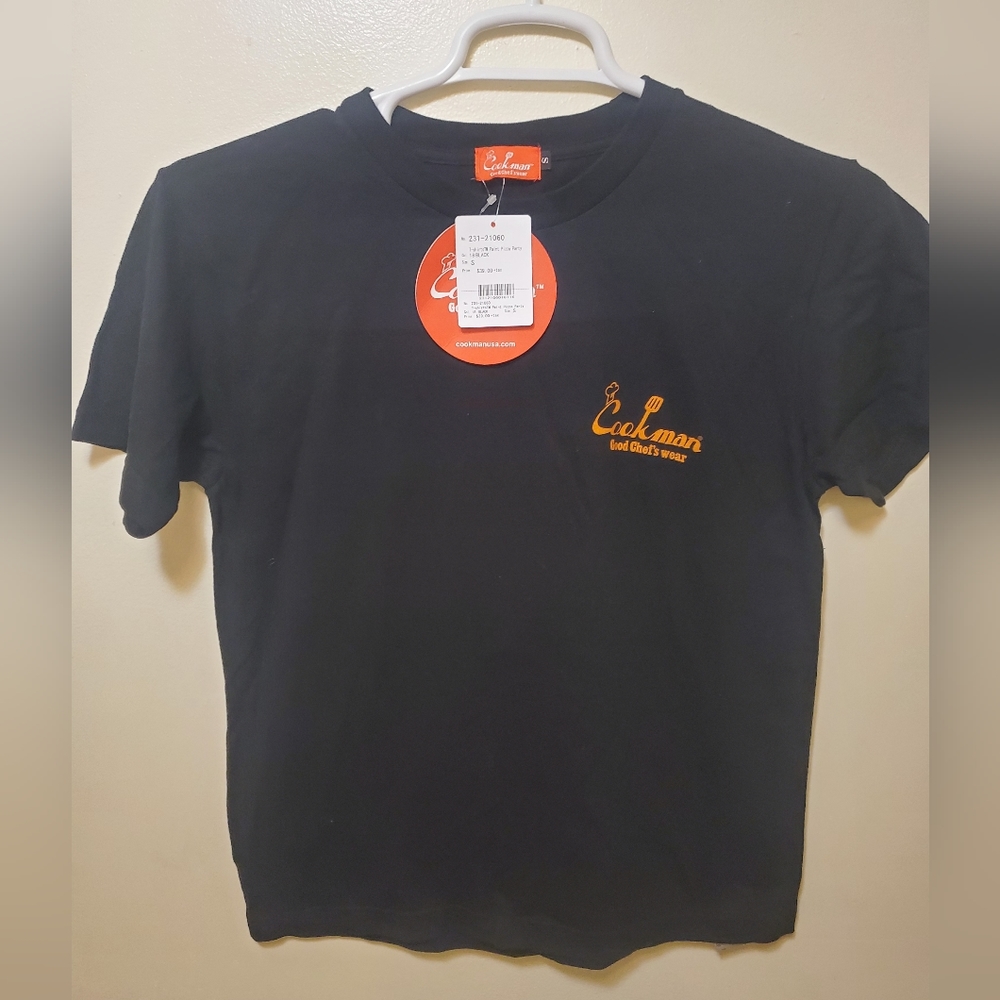 NWT Cookman USA TM Paint Pizza Party:Black Size S